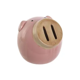 Money box Home ESPRIT Dolomite Pig 13 x 12 x 12 cm