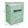 Veļas grozs Alexandra House Living Zaļš Paulovnijas koks 30 x 54 x 40 cm 34 x 26 x 47 cm 2 Daudzums
