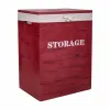 Veļas grozs Alexandra House Living Sarkans Paulovnijas koks 30 x 54 x 40 cm 34 x 26 x 47 cm 2 Daudzums