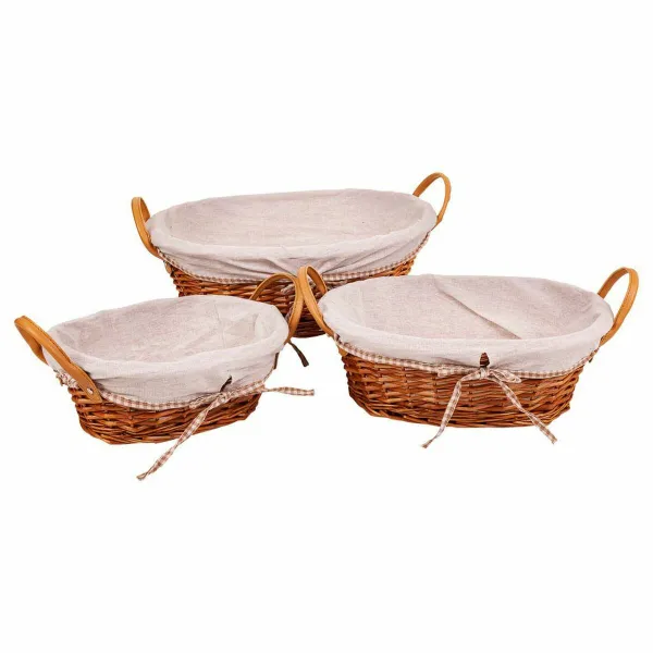 Grozu komplekts Alexandra House Living pīts Vītola koksne 38 x 29 x 14 cm 34 x 16 x 44 cm 31,5 x 23,5 x 12 cm 3 Daudzums