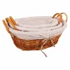 Set of Baskets Alexandra House Living wicker Willow wood 38 x 29 x 14 cm 34 x 16 x 44 cm 31,5 x 23,5 x 12 cm 3 Pieces