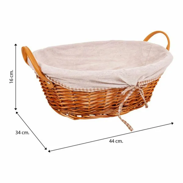 Grozu komplekts Alexandra House Living pīts Vītola koksne 38 x 29 x 14 cm 34 x 16 x 44 cm 31,5 x 23,5 x 12 cm 3 Daudzums