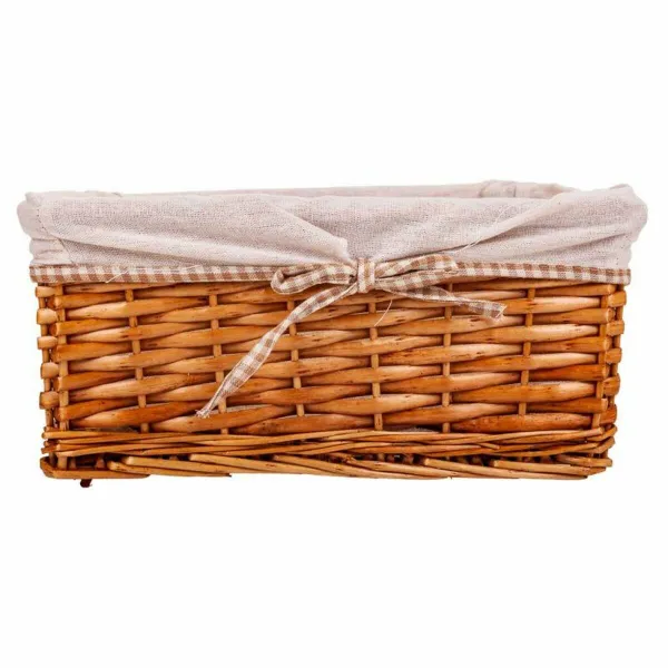 Set of Baskets Alexandra House Living wicker Willow wood 31 x 16 x 36 cm 30,5 x 26 x 14,5 cm 25,5 x 20 x 13 cm 3 Pieces