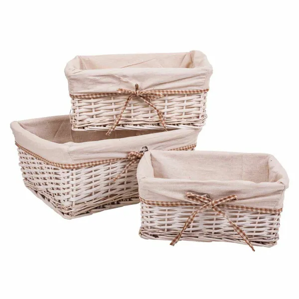 Grozu komplekts Alexandra House Living pīts Vītola koksne 31 x 17 x 41 cm 36 x 27 x 15 cm 31 x 22 x 14 cm 3 Daudzums