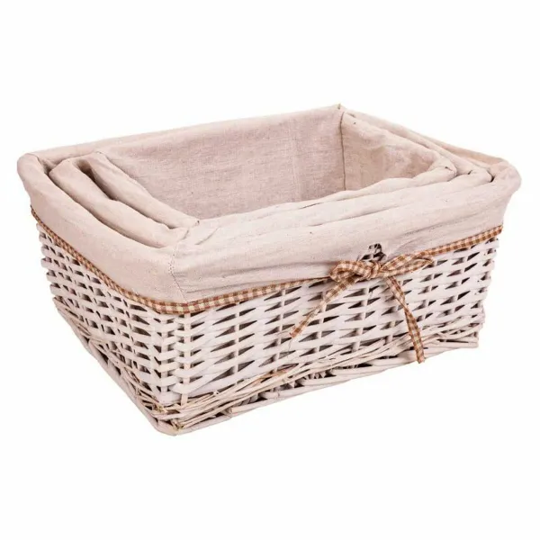 Grozu komplekts Alexandra House Living pīts Vītola koksne 31 x 17 x 41 cm 36 x 27 x 15 cm 31 x 22 x 14 cm 3 Daudzums