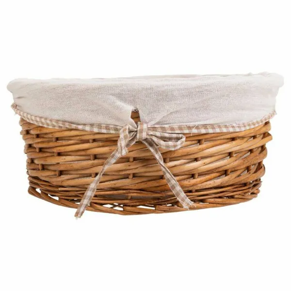 Set of Baskets Alexandra House Living wicker Willow wood 30 x 13 x 30 cm 25 x 25 x 11 cm 36 x 15 x 36 cm 3 Pieces