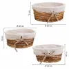 Set of Baskets Alexandra House Living wicker Willow wood 30 x 13 x 30 cm 25 x 25 x 11 cm 36 x 15 x 36 cm 3 Pieces