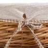 Set of Baskets Alexandra House Living wicker Willow wood 30 x 13 x 30 cm 25 x 25 x 11 cm 36 x 15 x 36 cm 3 Pieces