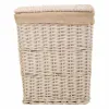 Veļas grozs Alexandra House Living Balts pīts Vītola koksne 36 x 54 x 45 cm 37 x 28 x 46 cm 30 x 22 x 38 cm 3 Daudzums