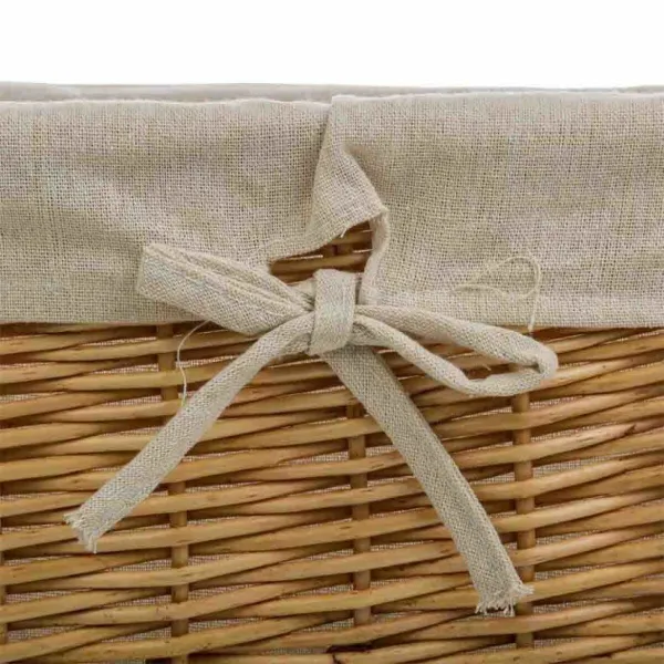 Basket set Alexandra House Living 32 x 17 x 42 cm 26,5 x 19,5 x 14,5 cm 22 x 15 x 12 cm wicker 5 Pieces