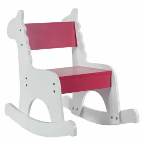 Supamoji kėdė Alexandra House Living Balta Raudona Medžio MDF 33 x 55 x 51,5 cm Vaikiškas Žirafa