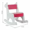 Supamoji kėdė Alexandra House Living Balta Raudona Medžio MDF 33 x 55 x 51,5 cm Vaikiškas Žirafa