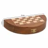 Shakki Alexandra House Living Ruskea Akaasia 23 x 1 x 23 cm Magneettinen