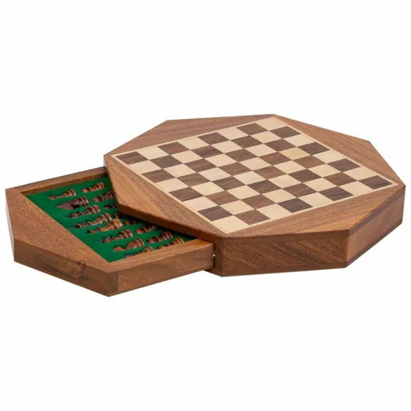 Shakki Alexandra House Living Ruskea Akaasia 22 x 5 x 22 cm Magneettinen