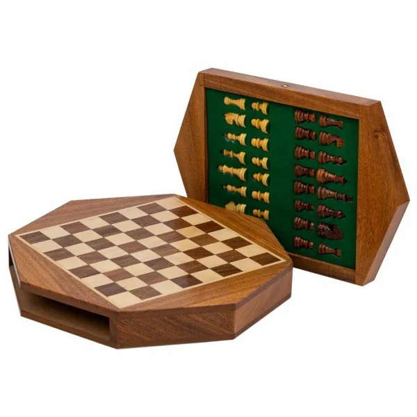 Šaškės Alexandra House Living Ruda Akacija 22 x 5 x 22 cm Magnetinis