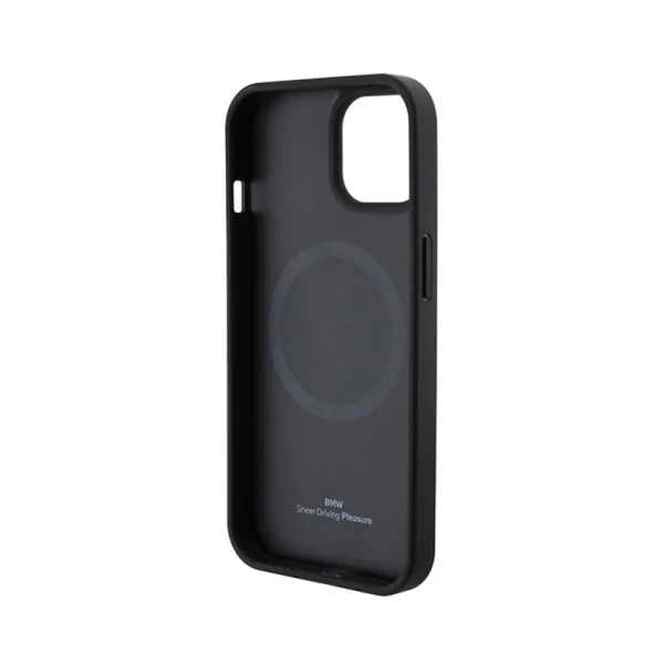 BMW Leather Hot Stamp MagSafe - iPhone 15 Case (Black)