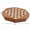 Šaškės Alexandra House Living Ruda Akacija 22 x 5 x 22 cm Magnetinis