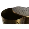 Set of 2 tables Home ESPRIT Kullattu Metalli 43 x 43 x 54 cm