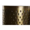 Set of 2 tables Home ESPRIT Golden Metal 43 x 43 x 54 cm