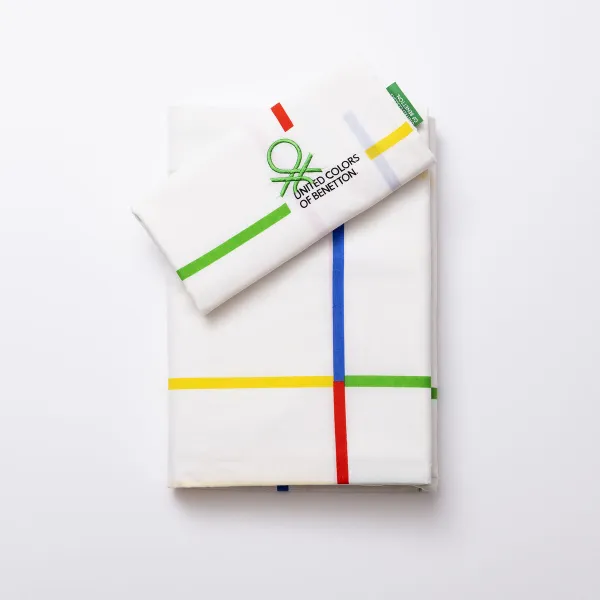 Bedding set Benetton Rainbow Single 3 Pieces