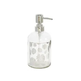 Saippua-annostelija Gerimport Läpinäkyvä Hopeinen 430 ml