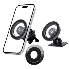Spigen MFT13 Magnetic Dashboard & Vent Car Mount - Magnetic Car Holder MagSafe (Silver)