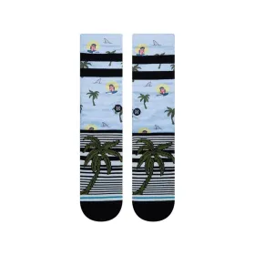 Urheilusukat Stance Aloha Monkey Staple Vaaleansininen