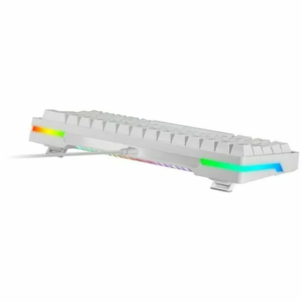 Gaming Keyboard Mars Gaming MKMINIPROWYES Qwerty US White