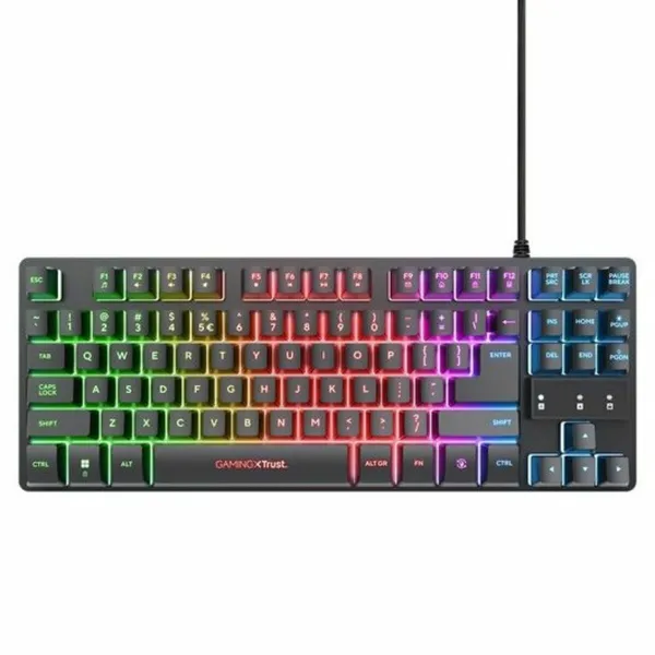 Keyboard with Gaming Mouse Trust 25233 GXT794W Multicolour QWERTY