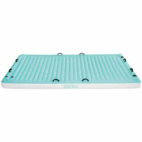Õhumadrats Intex Water Lounge 310 x 183 cm Valge Türkiissinine