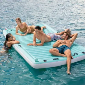 Air mattress Intex Water Lounge 310 x 183 cm White Turquoise