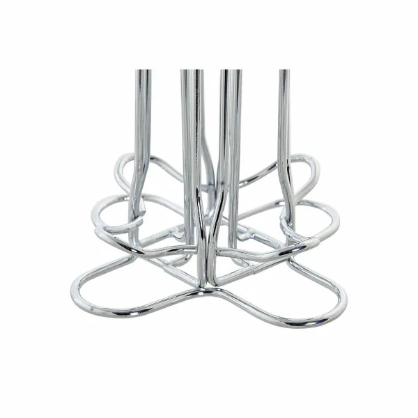 Kafijas Kapsulu Organizators DKD Home Decor Sudrabains Metāls Plastmasa 13 x 13 x 37 cm