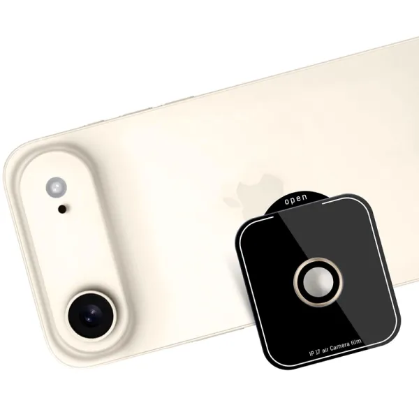 3mk Lens Protection Pro - Camera Lens Glass for iPhone Air (Titanium Gold)