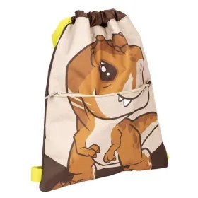 Child's Backpack Bag Jurassic Park Brown