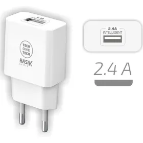 Sienas Lādētājs Tech One Tech TEC2904 Balts