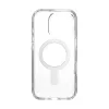 Speck Presidio Perfect-Clear ClickLock & MagSafe - iPhone 16 Pro Case (Clear / Chrome Finish / Serene Silver)
