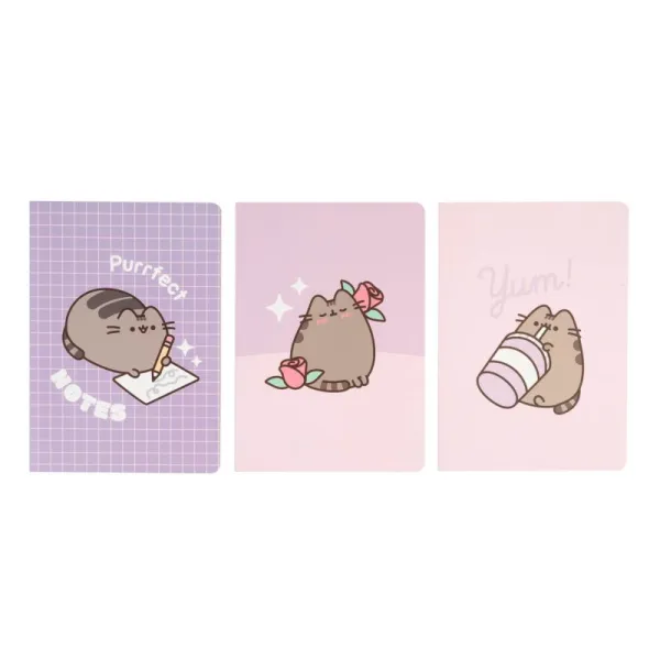 Pusheen - Set of A5 notebooks from the Moments collection, 3 pcs.