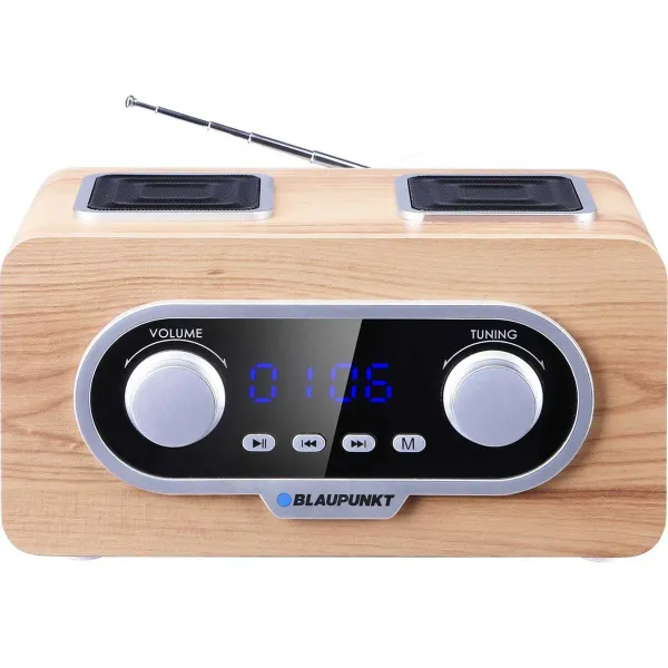 Raadio Blaupunkt PP5.2CR Valge Pruun Puit