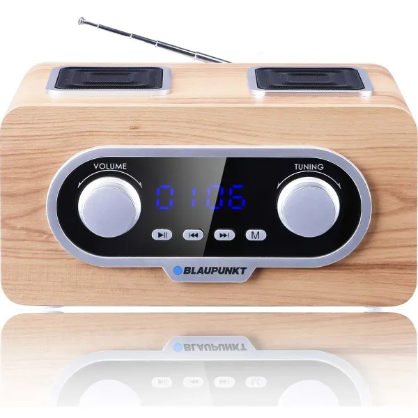 Raadio Blaupunkt PP5.2CR Valge Pruun Puit