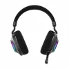 Headphones with Headband Hiditec Vortex ARGB Black Multicolour