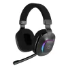 Headphones with Headband Hiditec Vortex ARGB Black Multicolour