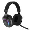 Headphones with Headband Hiditec Vortex ARGB Black Multicolour