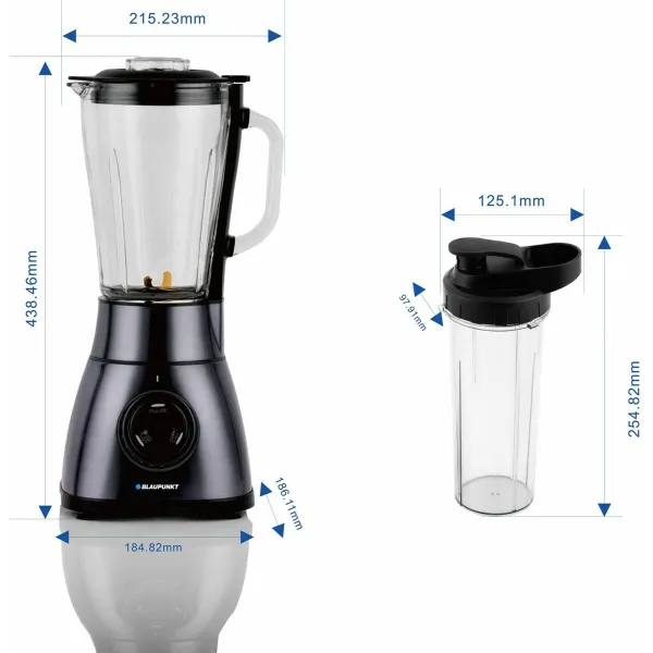 Kuppiblenderi Blaupunkt TBG801 Musta 1500 W