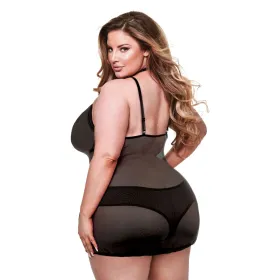 Alusvaatesetti Baci Lingerie Musta (Queen size)