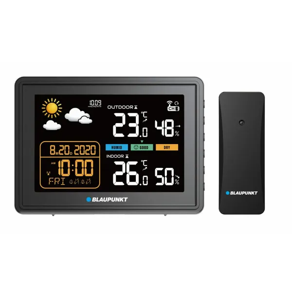 Multi-function Weather Station Blaupunkt WS30BK Black