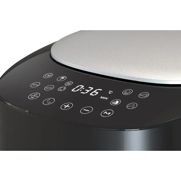 Karstā gaisa fritieris Blaupunkt AGDBLEC008 Melns Sudrabains 1300 W 3,7 L