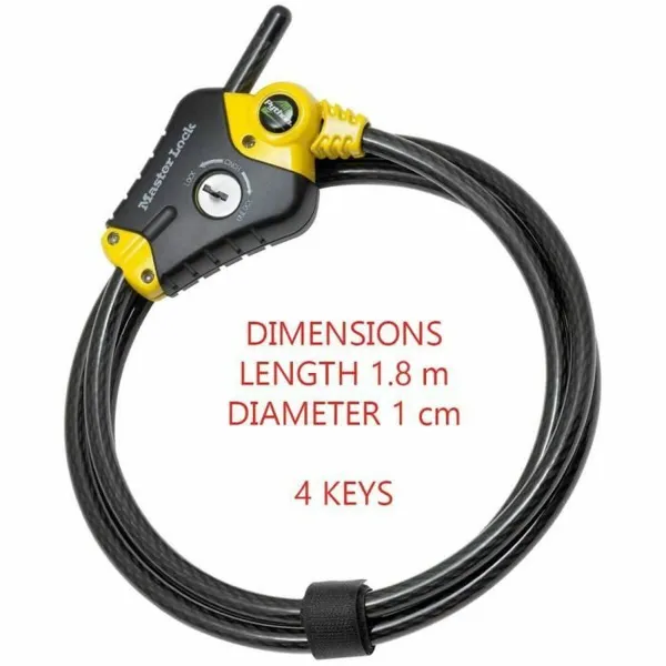 Key padlock Master Lock Black