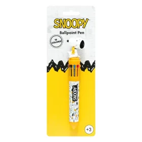 Snoopy - 10-color automatic ballpoint pen with a 3D figure from the Lazy Days collection