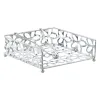 Коробка для салфеток DKD Home Decor Маргарита Серебристый Металл Пластик 18 x 19 x 6 cm