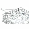 Salvešu Turētājs DKD Home Decor Margarita Sudrabains Metāls Plastmasa 18 x 19 x 6 cm